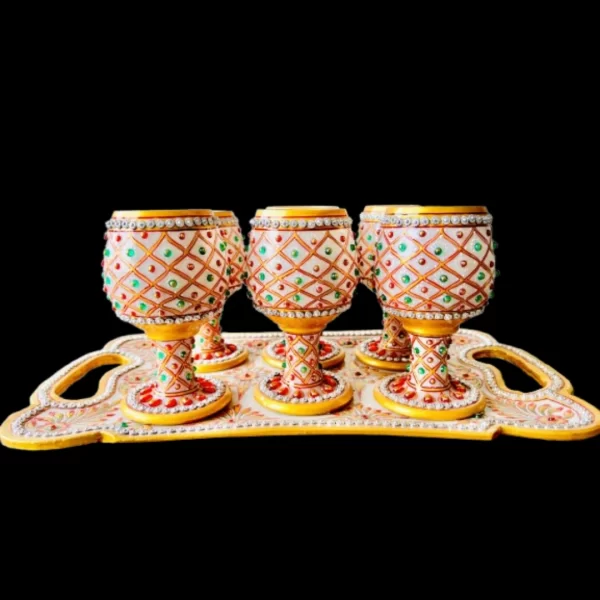 Marble Wine Glasses