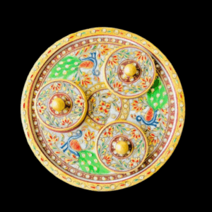 Handcrafted Marble Dry Fruit Box with Lids