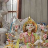 durga mata Murti In makrana MArble