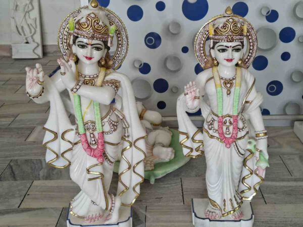 Makrana Marble Radha Krishna Murti Manufacturer India