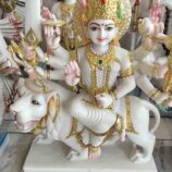 durga mata Murti In makrana MArble