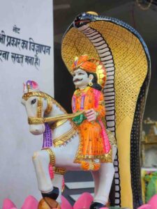 Makrana Marble Teja Ji Maharaj Murti (2 Feet to 10 Feet)