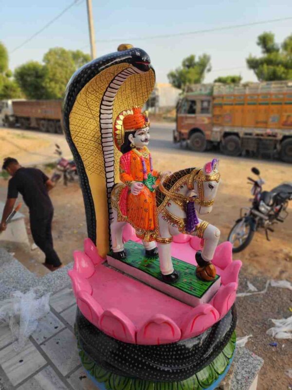 Teja Ji Maharaj Murti Makrana Marble