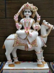Makrana Marble Dasha Mata Murti (2 Feet to 10 Feet)