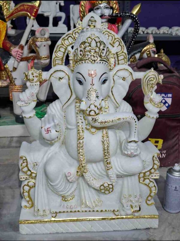 ganesh ji ki murti makrana marble