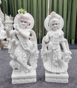Makrana Marble Radha Krishna Murti Manufacturer