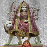 durga mata <Murti In makrana MArble