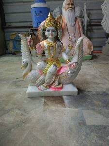Makrana Marble Brahmani Mata Murti (2 Feet to 10 Feet)